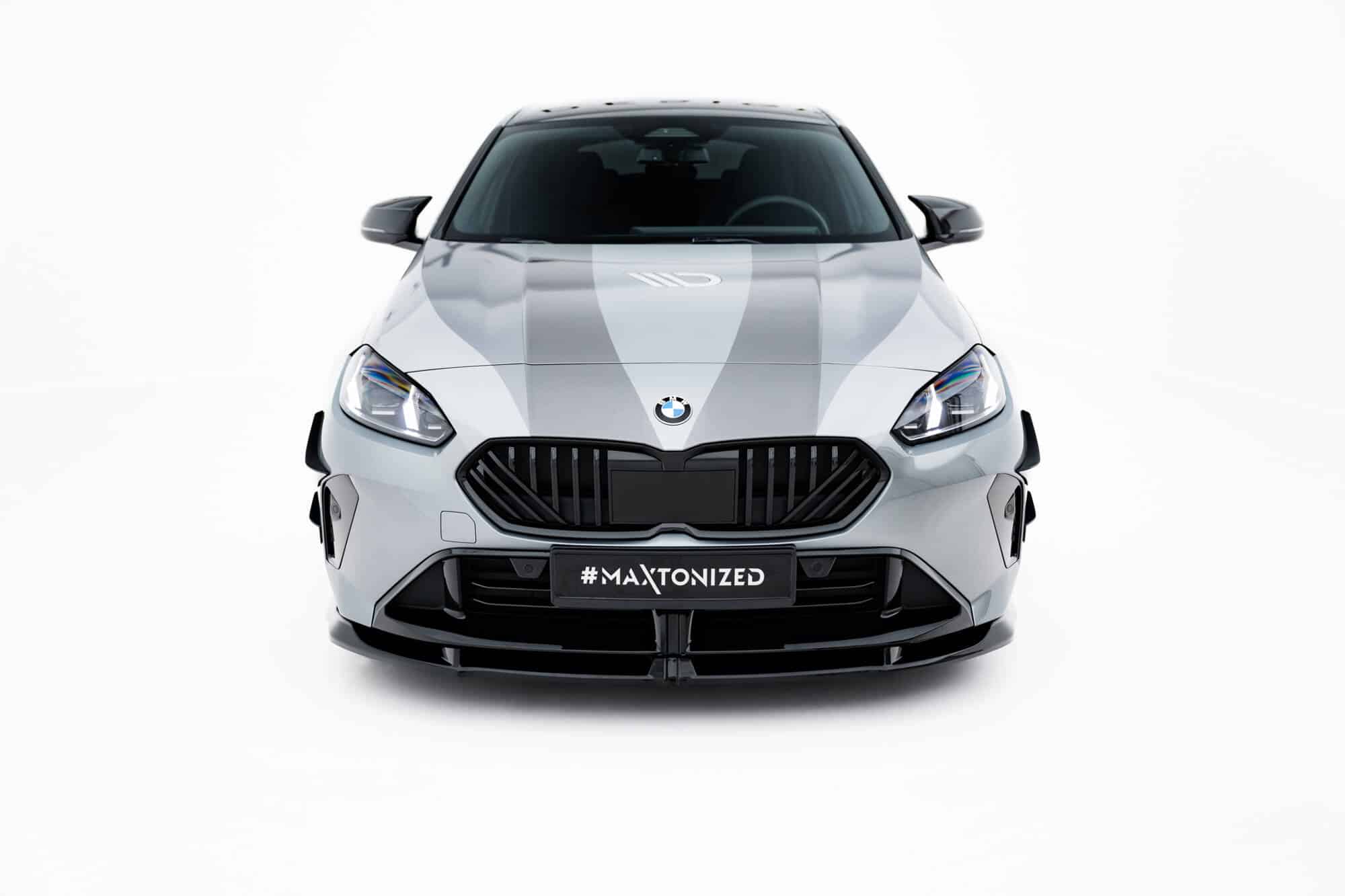 MAXTON DESIGN - Spoiler pod predný nárazník V.3 vhodné pre BMW M135i/M-PackF70 ,Čierny lesk – Obrázok 5