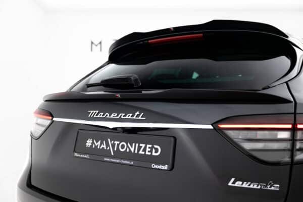 MAXTON DESIGN - Dolný spoiler kufra Maserati Levante GT Mk1 Facelift, Čierny lesk – Obrázok 5