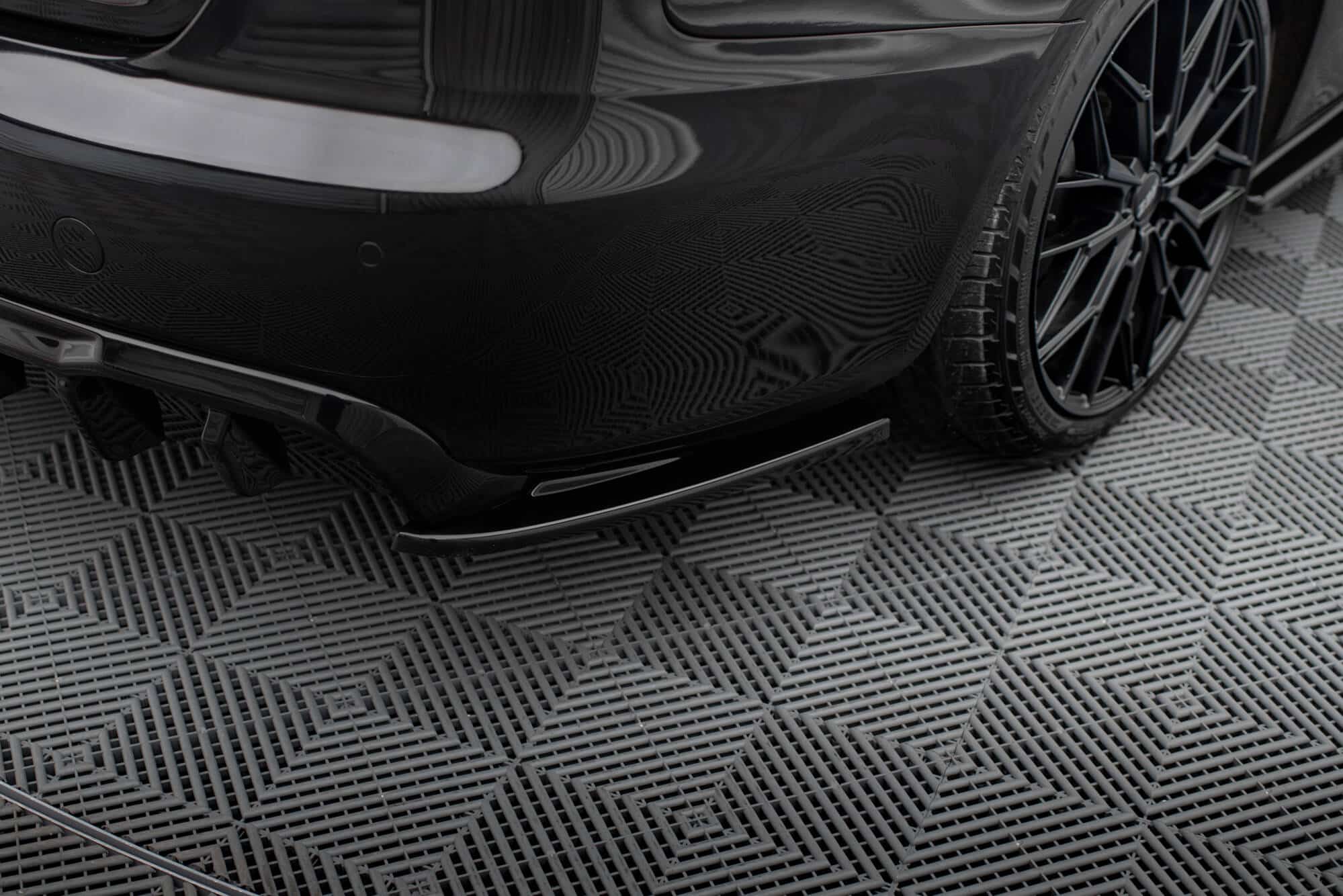MAXTON DESIGN - Bočné spojlere zadného nárazníka V.2 Audi A4 B8 ,Čierny lesk – Obrázok 6