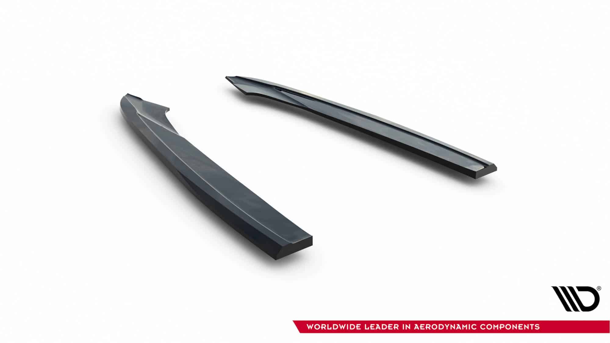 MAXTON DESIGN - Bočné spojlere zadného nárazníka V.3 Audi S6 / A6 S-Line / A6 C7 FL, Čierny lesk – Obrázok 3