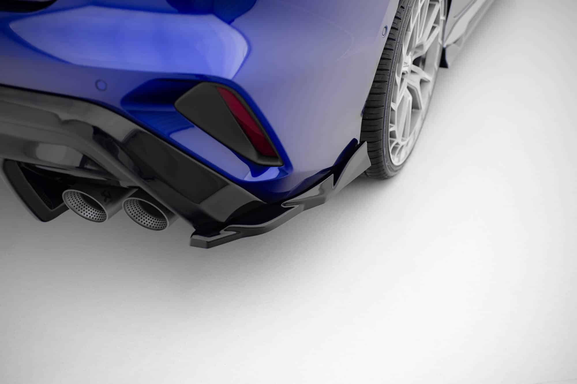 MAXTON DESIGN - Bočné spojlere zadného nárazníka V.4 Audi S3 Sedan 8Y Facelift, Čierny lesk – Obrázok 7