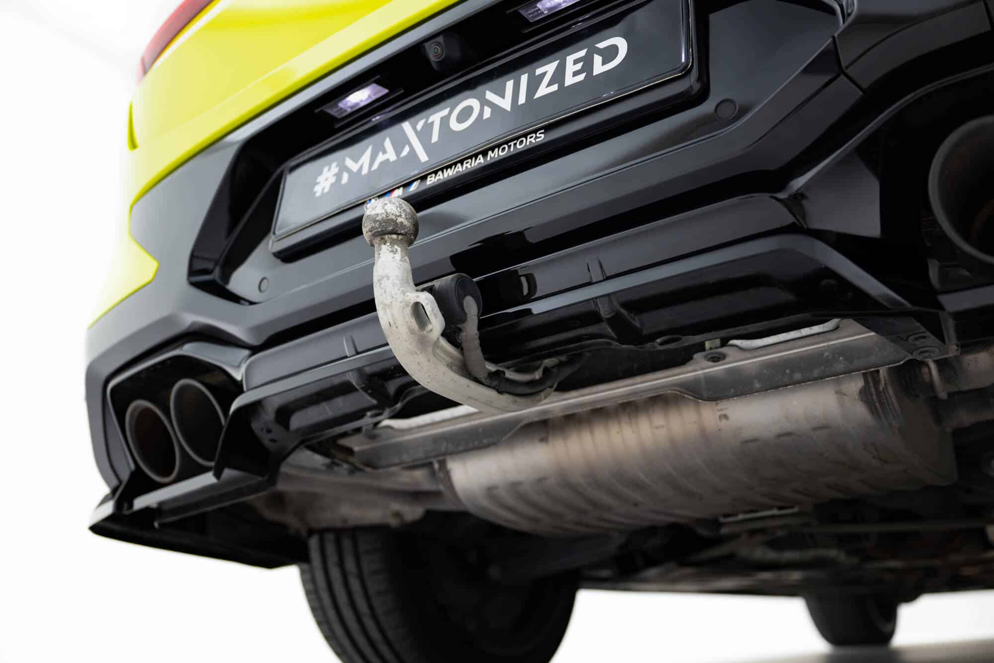 MAXTON DESIGN - Spojler pod zadný nárazník vhodné pre BMW X4M F98 Facelift, Čierny lesk – Obrázok 6