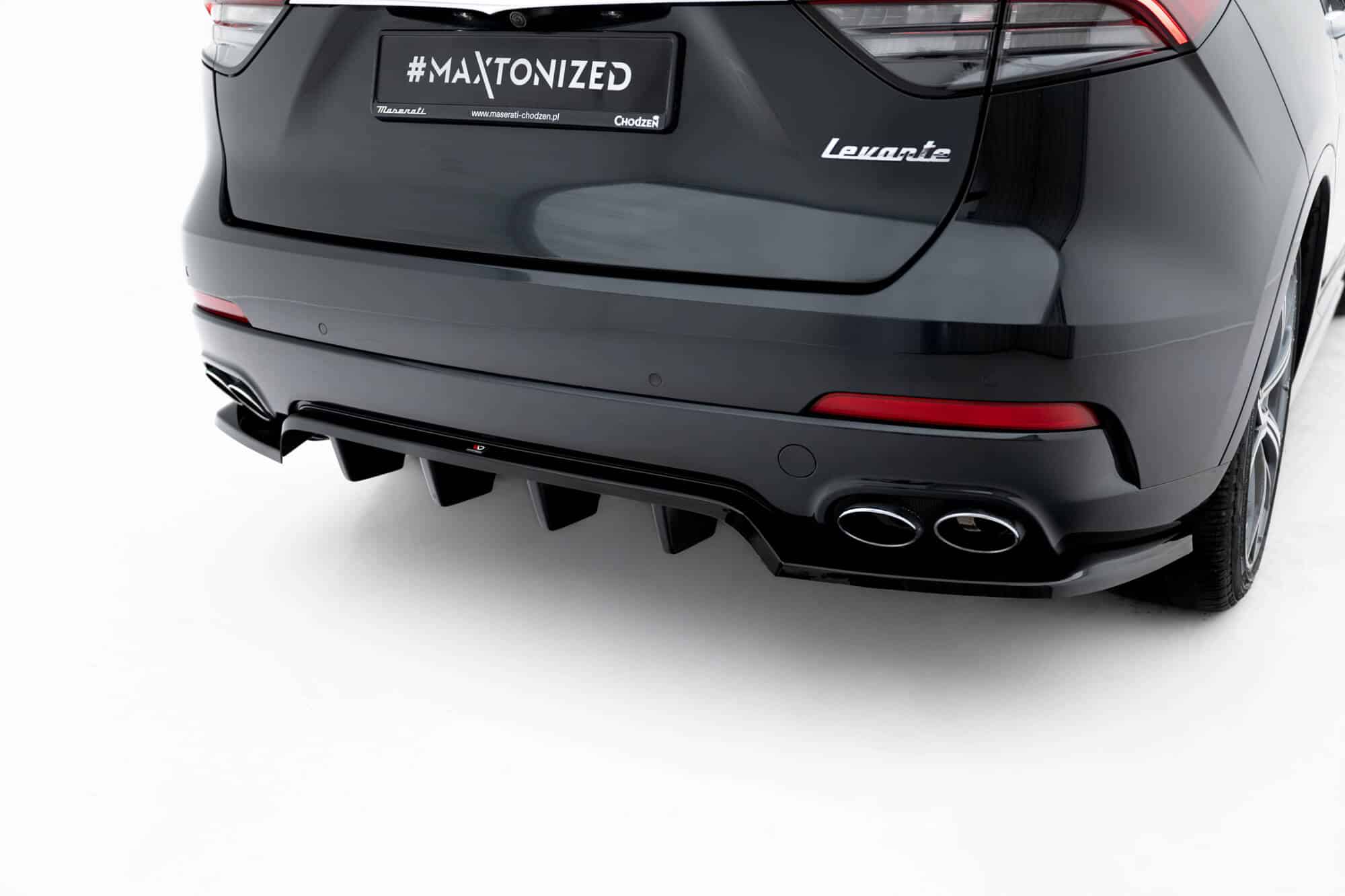 MAXTON DESIGN - Spojler pod zadný nárazník Maserati Levante GT Mk1 Facelift, Čierny lesk – Obrázok 5