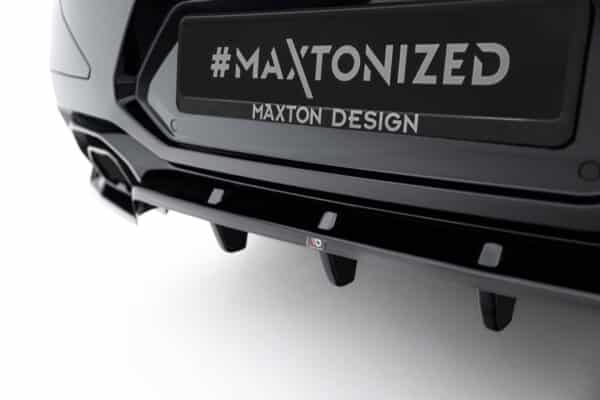 MAXTON DESIGN - Spojler pod zadný nárazník V.2 vhodné pre BMW X4 M-Pack G02 Facelift, Čierny lesk – Obrázok 6