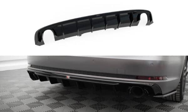 MAXTON DESIGN - Difúzor zadného nárazníka  Audi A4 S-line B9 Čierny lesk