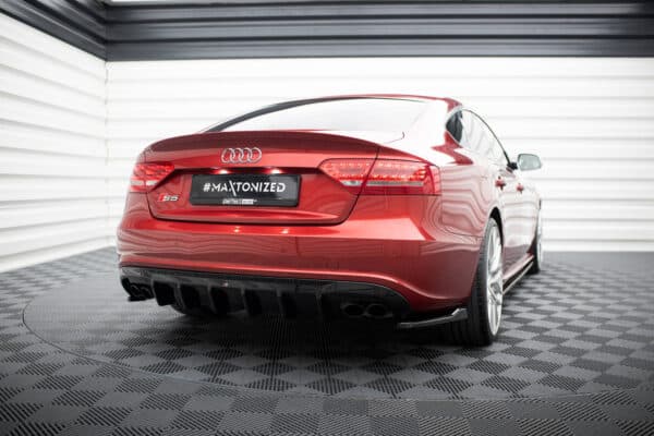 MAXTON DESIGN - Difúzor zadného nárazníka Audi S5 Sportback 8T , Čierny lesk – Obrázok 5