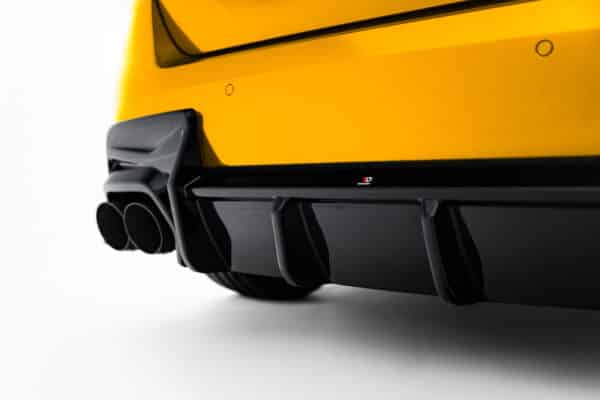 MAXTON DESIGN - Difúzor zadného nárazníka vhodné pre BMW M-Paket F70, Čierny lesk – Obrázok 4
