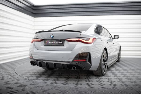 MAXTON DESIGN -  Difúzor zadného nárazníka  vhodné pre BMW 4 M-Pack Gran Coupe G26, Čierny lesk – Obrázok 2