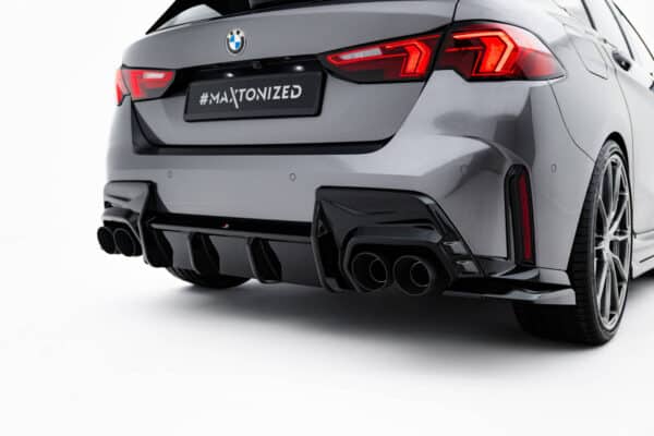MAXTON DESIGN - Difúzor zadného nárazníka vhodné pre BMW M135i F70, Čierny lesk – Obrázok 2