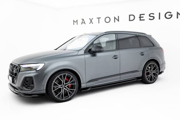 MAXTON DESIGN - Lišty pod bočné prahy Audi Q7 S-Line Mk2 Facelift 2, Čierny lesk – Obrázok 2