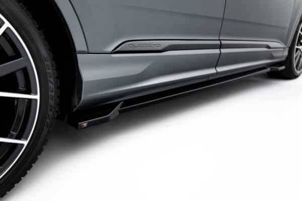 MAXTON DESIGN - Lišty pod bočné prahy Audi Q7 S-Line Mk2 Facelift 2, Čierny lesk – Obrázok 5