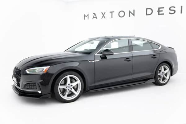 MAXTON DESIGN - Lišty pod bočné prahy Audi S5 / A5 S-Line Sportback F5,Čierny lesk – Obrázok 2