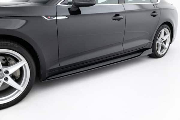 MAXTON DESIGN - Lišty pod bočné prahy Audi S5 / A5 S-Line Sportback F5,Čierny lesk – Obrázok 6