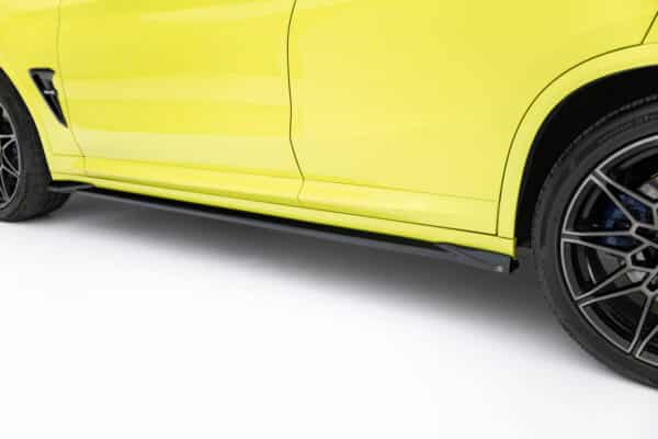 MAXTON DESIGN - Lišty pod bočné prahy vhodné pre BMW X4M F98 Facelift,Čierny lesk – Obrázok 5