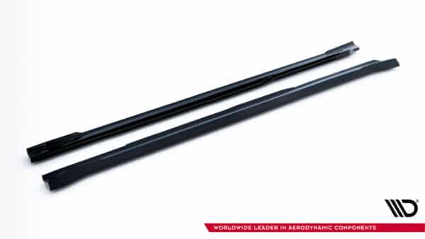 MAXTON DESIGN - Lišty pod bočné prahy vhodné pre BMW X4M F98 Facelift,Čierny lesk – Obrázok 3