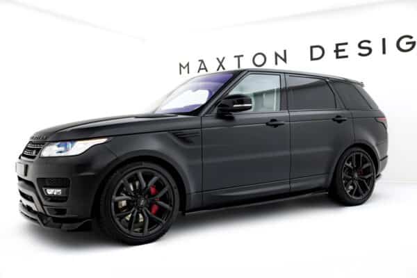 MAXTON DESIGN - Lišty pod bočné prahy Land Rover Range Rover Sport Mk2, Čierny lesk – Obrázok 5