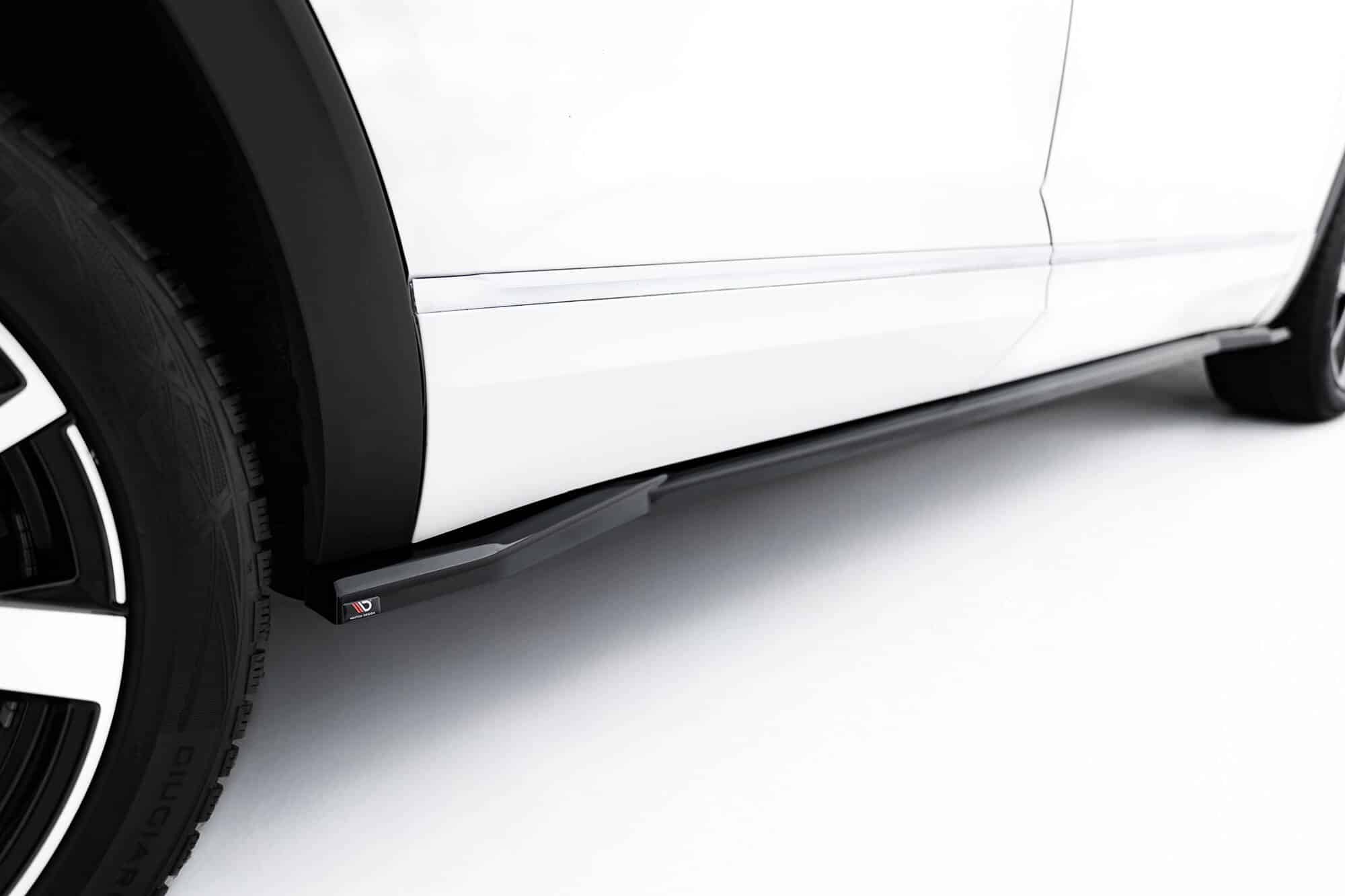 MAXTON DESIGN - Lišty pod bočné prahy Volkswagen Atlas R-Line Mk1 Facelift 2,Čierny lesk – Obrázok 2