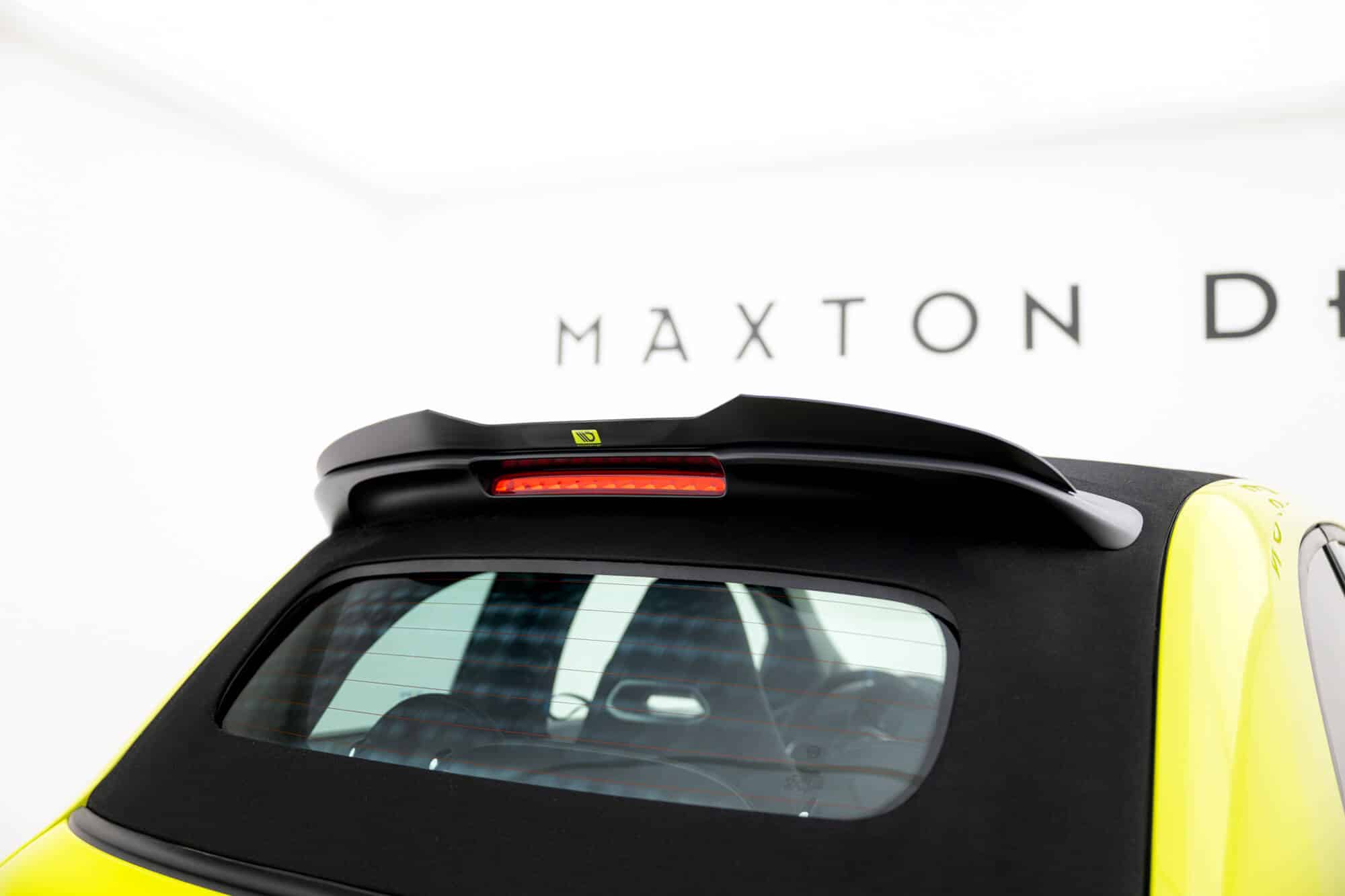 MAXTON DESIGN - Spojler kufra Abarth 500e, Čierny lesk – Obrázok 2