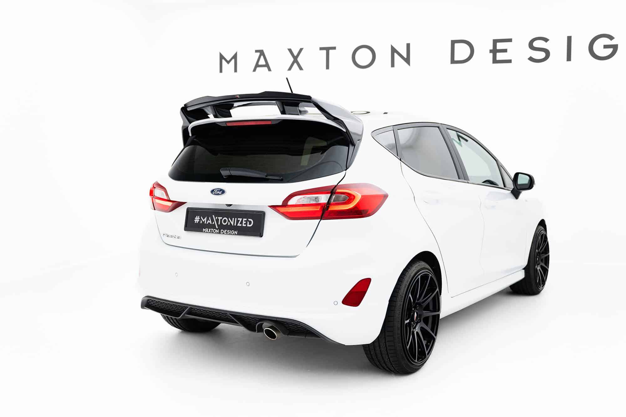 MAXTON DESIGN - Spojler kufra Ford Fiesta ST / ST-Line Mk8 / Mk8 Facelift, Čierny lesk – Obrázok 2