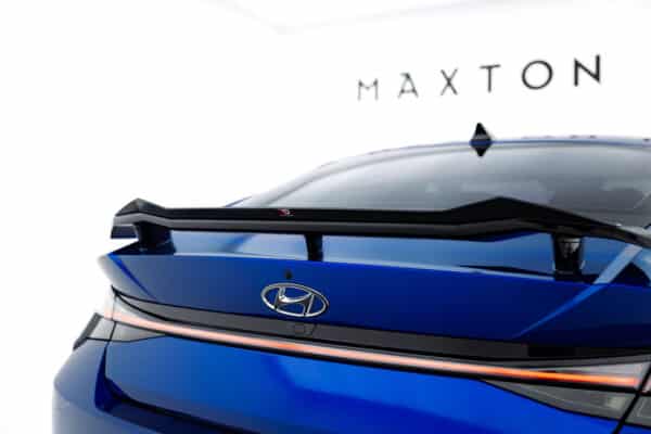MAXTON DESIGN - Predlženie spoilera kufra  Hyundai Elantra N Mk7, Čierny lesk – Obrázok 2