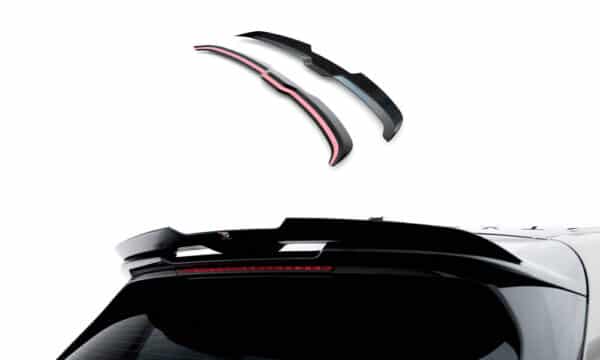 MAXTON DESIGN - Spojler kufra V.3 vhodné pre BMW M135i/M-Paket F70, Čierny lesk