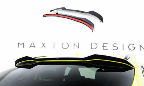 MAXTON DESIGN - Vrchný spoilera kufra Cap vhodné pre BMW X4 M F98 Facelift, Čierny lesk