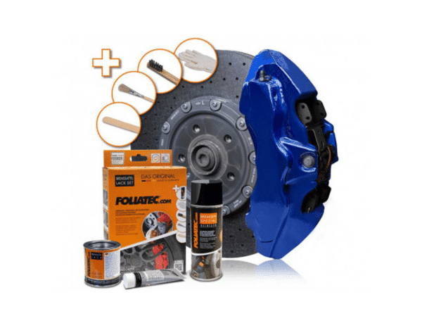 Foliatec farba na brzdy modrá - sada, Performance Blue Metallic
