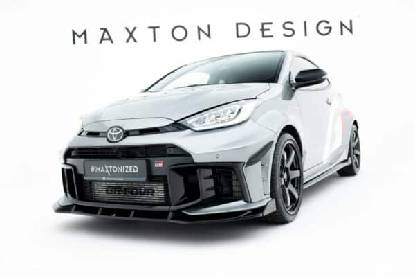 MAXTON DESIGN - Spojler pod predný nárazník +Splitre Toyota GR Yaris Mk4 Facelift, Čierny lesk – Obrázok 2
