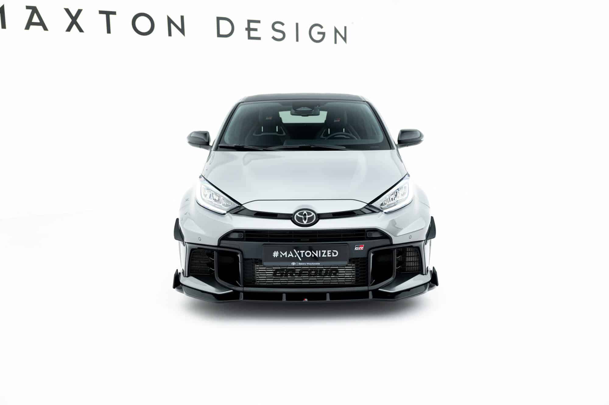 MAXTON DESIGN - Spojler pod predný nárazník +Splitre Toyota GR Yaris Mk4 Facelift, Čierny lesk – Obrázok 4