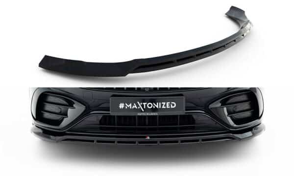 MAXTON DESIGN - Spojler pod predný nárazník Mercedes-AMG GLC 43 X254, Čierny lesk