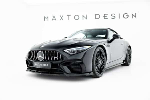 MAXTON DESIGN - Spojler pod predný nárazník Mercedes-AMG SL 63 R232, Čierny lesk – Obrázok 7