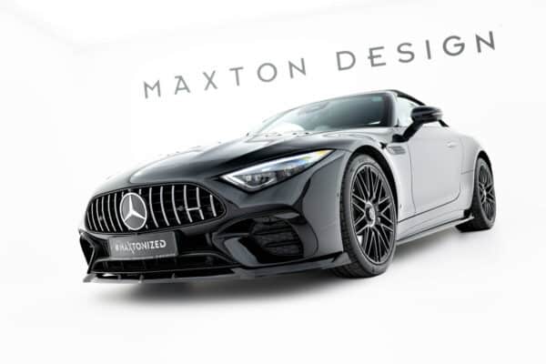 MAXTON DESIGN - Spojler pod predný nárazník Mercedes-AMG SL 63 R232, Čierny lesk – Obrázok 6