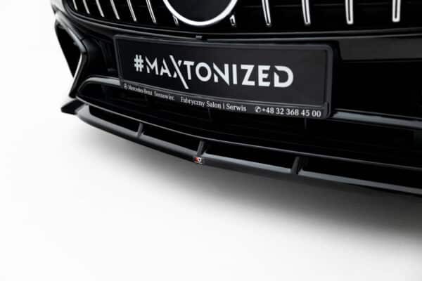 MAXTON DESIGN - Spojler pod predný nárazník Mercedes-AMG SL 63 R232, Čierny lesk – Obrázok 5