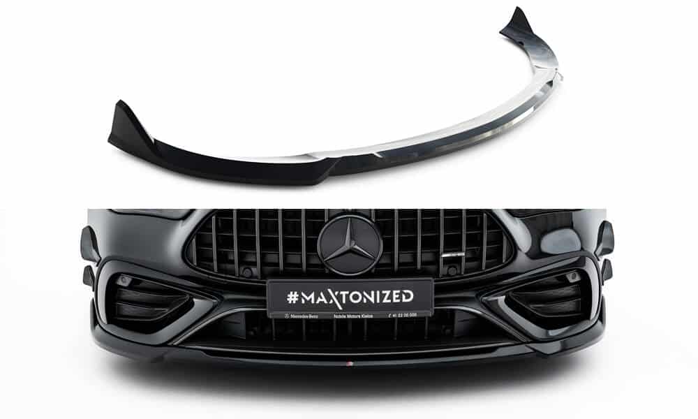MAXTON DESIGN - Spojler pod predný nárazník V.1 Mercedes-AMG CLE 53 C236, Čierny lesk