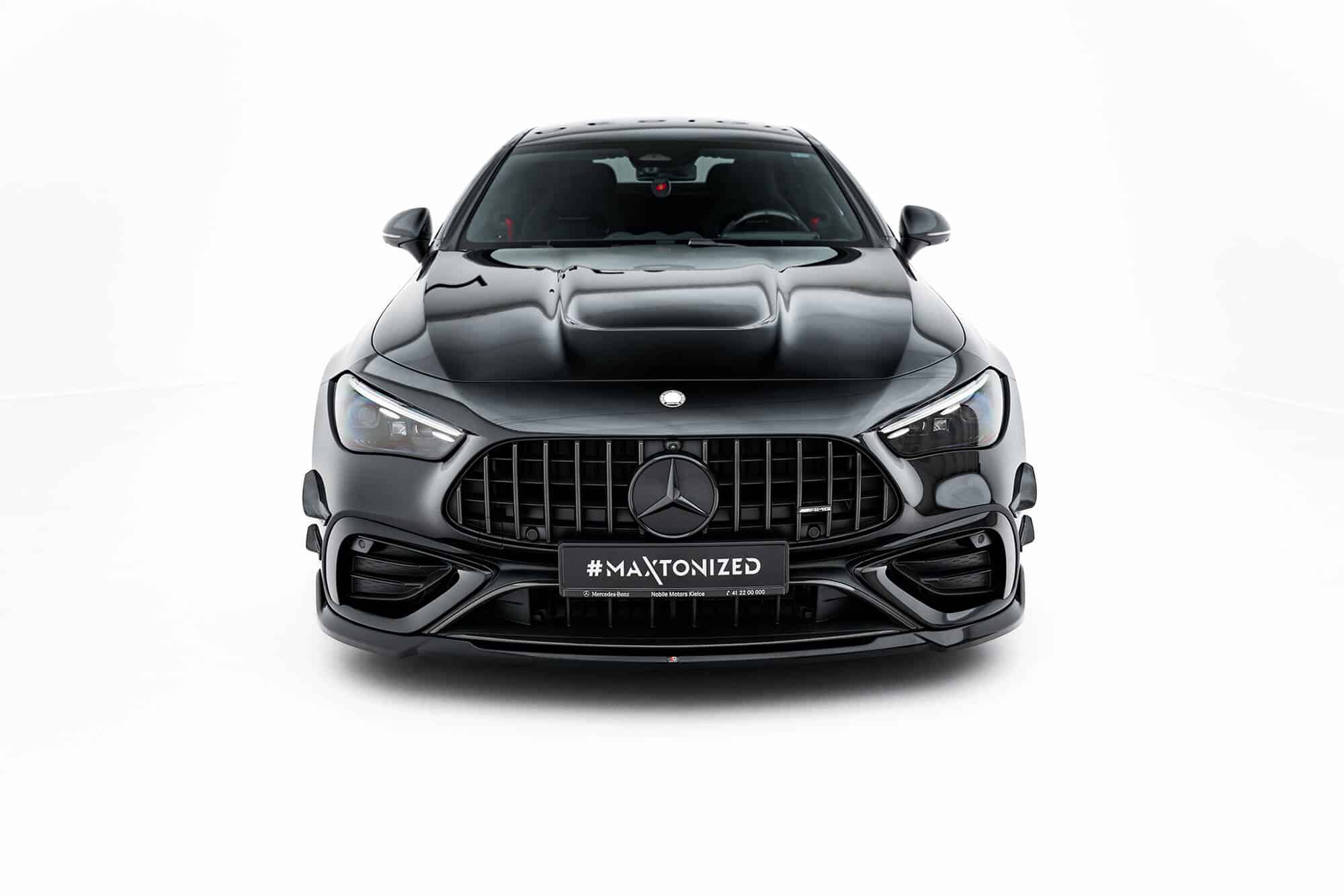 MAXTON DESIGN - Spojler pod predný nárazník V.1 Mercedes-AMG CLE 53 C236, Čierny lesk – Obrázok 2