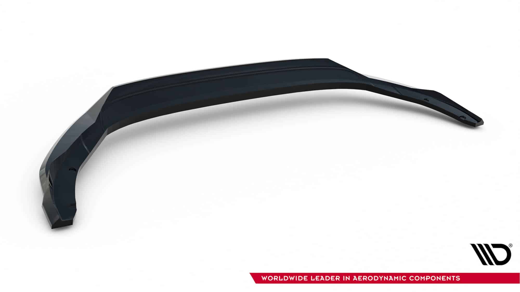 MAXTON DESIGN - Spojler pod predný nárazník V.1 Skoda Octavia RS Liftback / Combi Mk4 Facelift, Čierny lesk – Obrázok 3