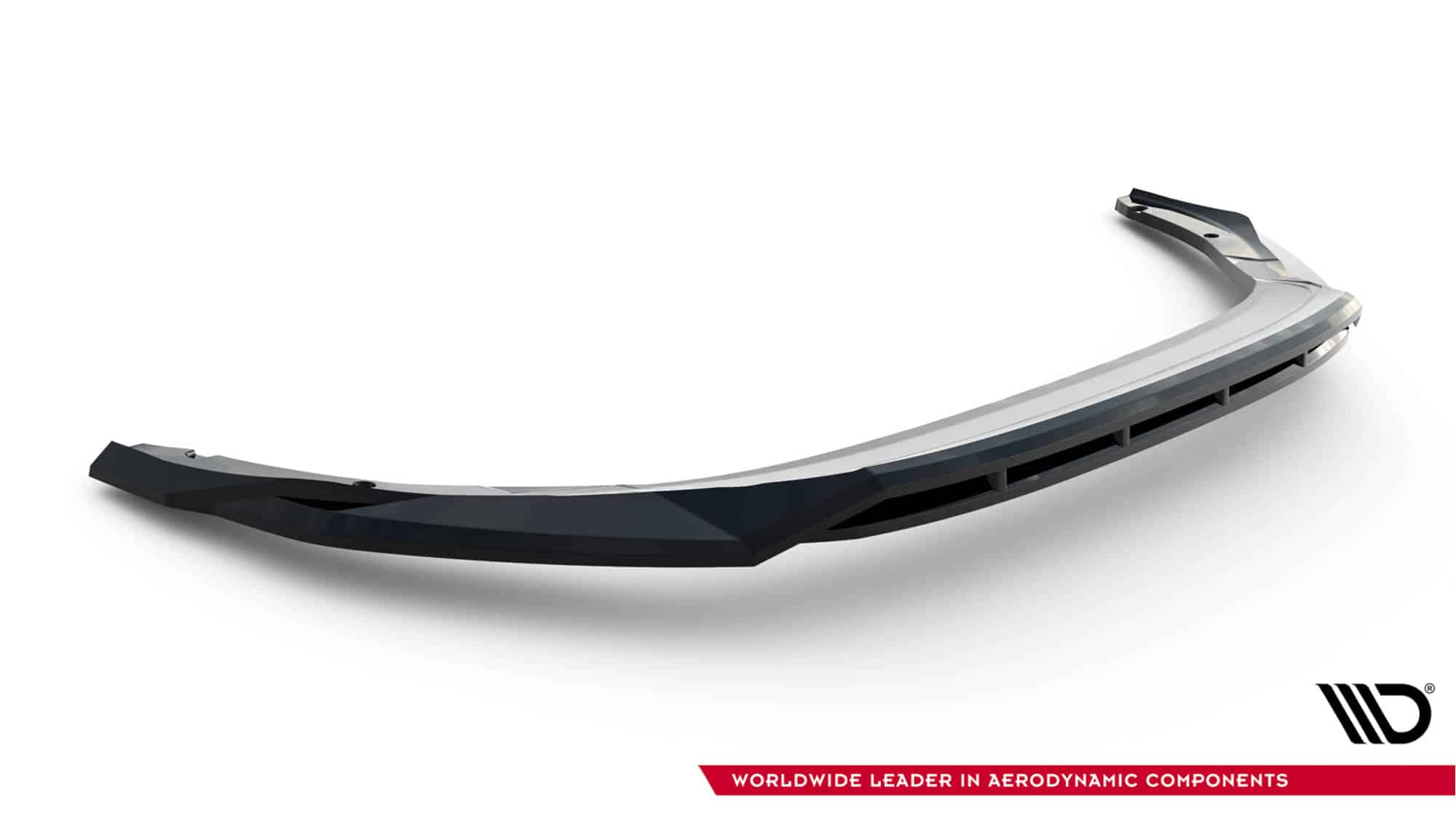 MAXTON DESIGN - Spojler pod predný nárazník V.1 Skoda Octavia RS Liftback / Combi Mk4 Facelift, Čierny lesk – Obrázok 4