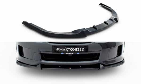 MAXTON DESIGN - Spojler pod predný nárazník V.2 Subaru Impreza WRX STI Mk3 Facelift, Čierny lesk
