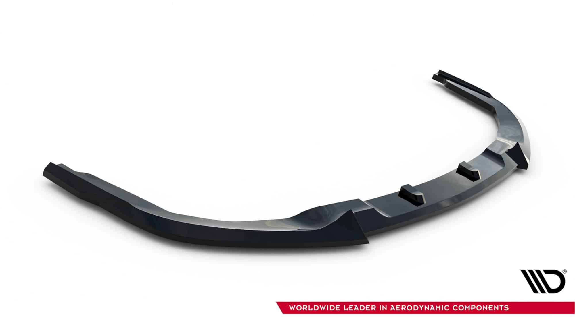 MAXTON DESIGN - Spojler pod predný nárazník V.2 Subaru Impreza WRX STI Mk3 Facelift, Čierny lesk – Obrázok 4