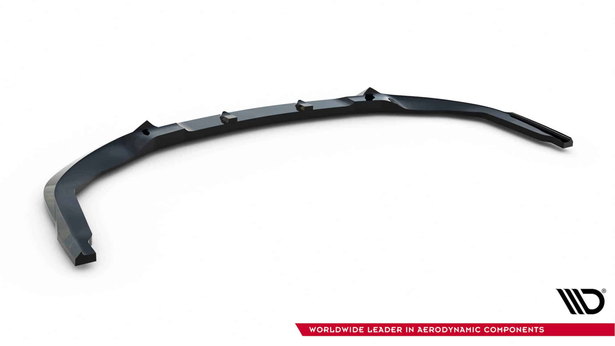 MAXTON DESIGN - Spojler pod predný nárazník V.2 Subaru Impreza WRX STI Mk3 Facelift, Čierny lesk – Obrázok 3