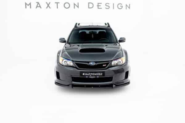 MAXTON DESIGN - Spojler pod predný nárazník V.2 Subaru Impreza WRX STI Mk3 Facelift, Čierny lesk – Obrázok 2
