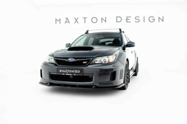 MAXTON DESIGN - Spojler pod predný nárazník V.2 Subaru Impreza WRX STI Mk3 Facelift, Čierny lesk – Obrázok 6