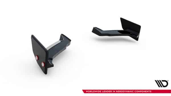 MAXTON DESIGN - Bočné spojlere zadného nárazníka + Splitre Toyota GR Yaris Mk4 Facelift, Čierny lesk – Obrázok 3