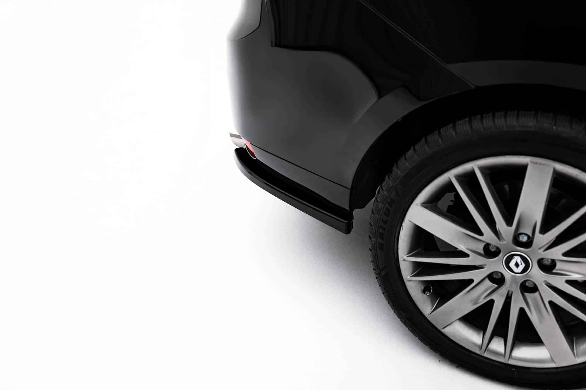 MAXTON DESIGN - Bočné spojlere pod zadný nárazník Renault Laguna Hatchback GT Mk3, Čierny lesk – Obrázok 5