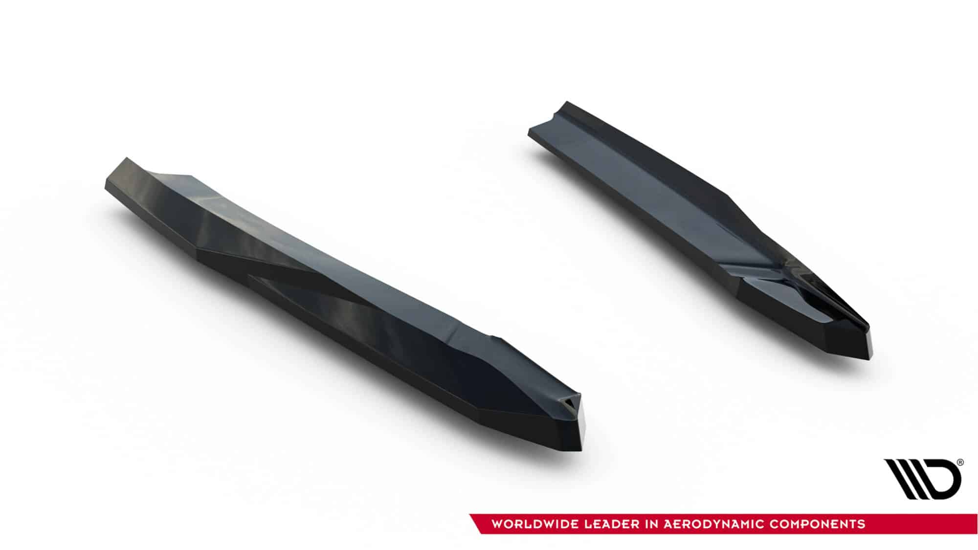 MAXTON DESIGN - Bočné difúzory zadného nárazníka V.3 Skoda Octavia RS Liftback / Combi Mk4 / Mk4 Facelift, Čierny lesk – Obrázok 4