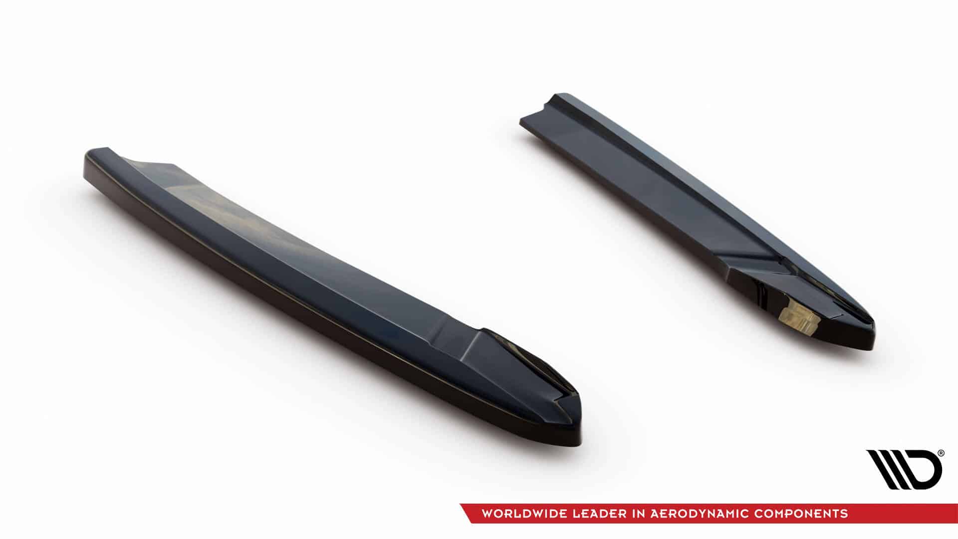MAXTON DESIGN - Bočné difúzory zadného nárazníka V.4 Skoda Octavia RS Liftback / Combi Mk4 Facelift, Čierny lesk – Obrázok 4