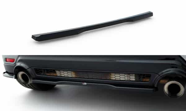 MAXTON DESIGN - Stredový spoiler pod zadný nárazník Toyota GR Yaris Mk4 Facelift, Čierny lesk