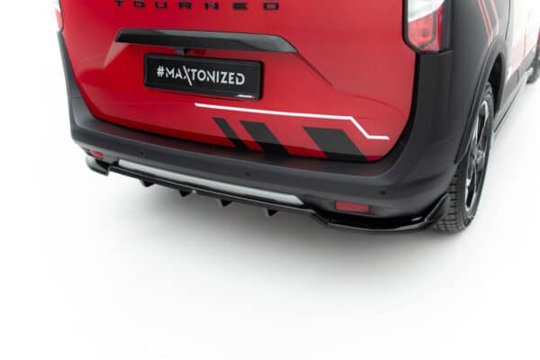MAXTON DESIGN - Spojler pod zadný nárazník Ford Tourneo Courier Mk2, Čierny lesk – Obrázok 5
