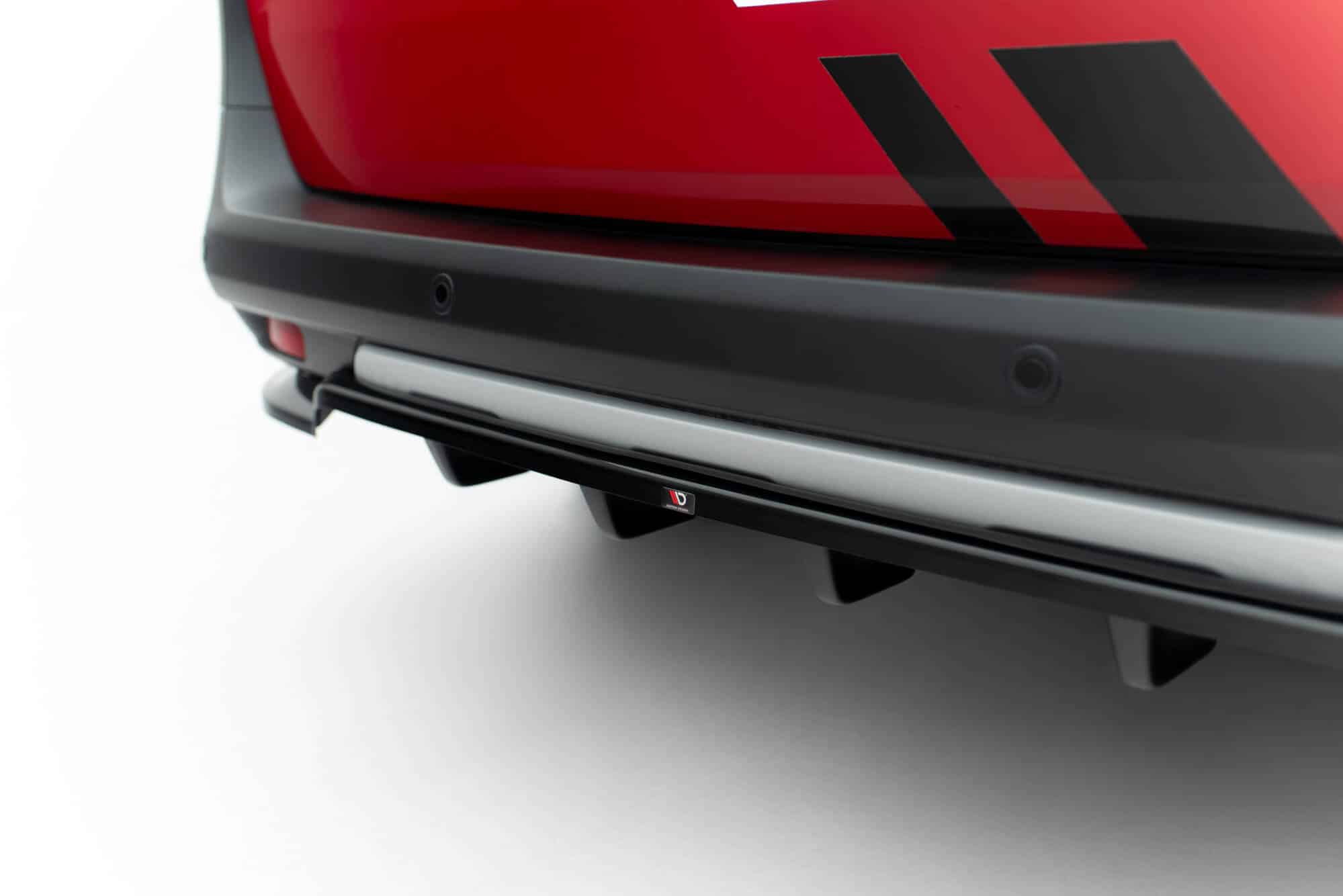 MAXTON DESIGN - Spojler pod zadný nárazník Ford Tourneo Courier Mk2, Čierny lesk – Obrázok 4