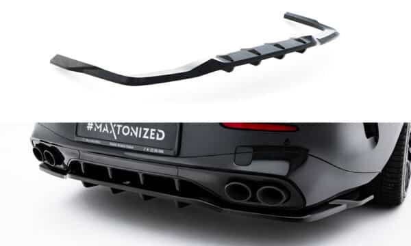 MAXTON DESIGN - Spojler pod zadný nárazník Mercedes-AMG CLE 53 C236, Čierny lesk